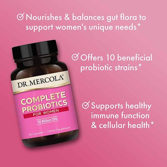 Complete Probiotics for Women 70 Billion CFU, DRM